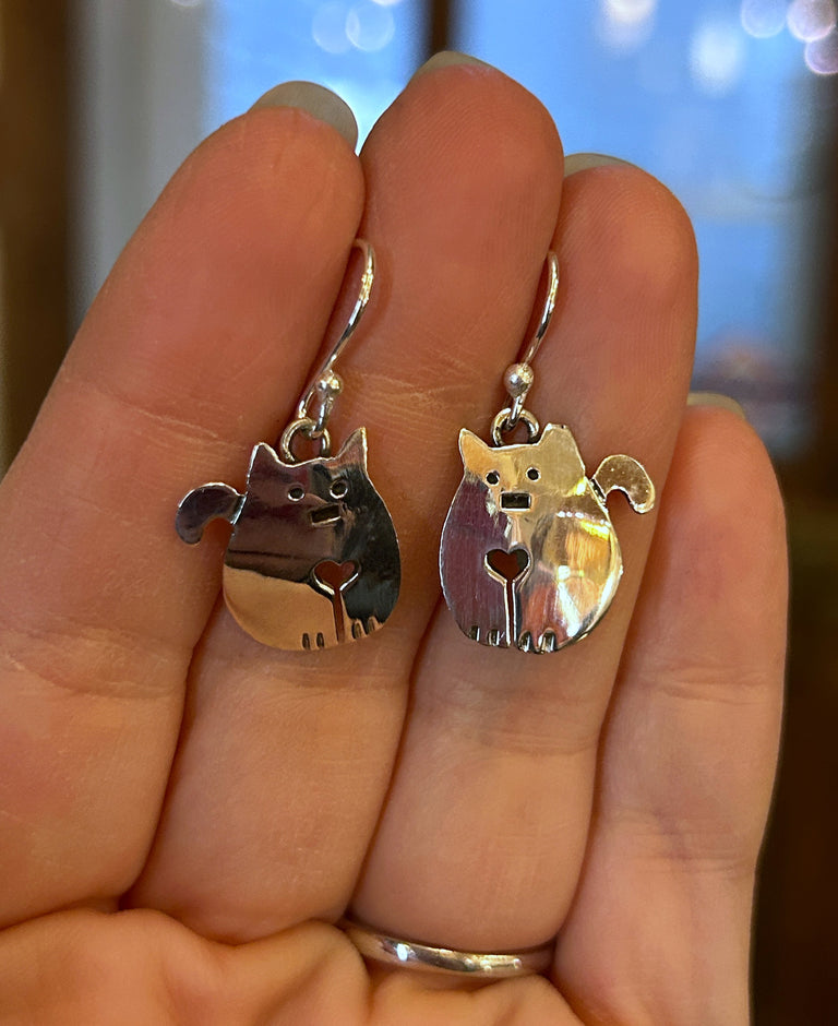 Fat Cat Earrings
