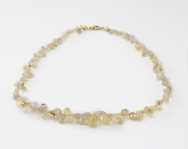 Ethiopian Opal Bead Necklace