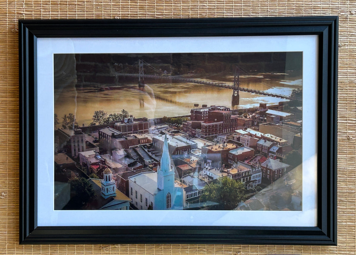 Historic Downtown Maysville and Simon Kenton bridge