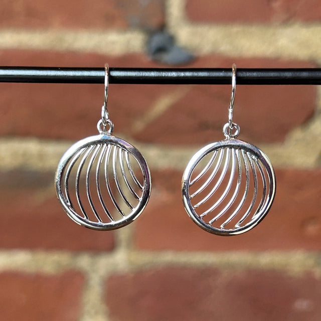 Circle Ripple Earrings