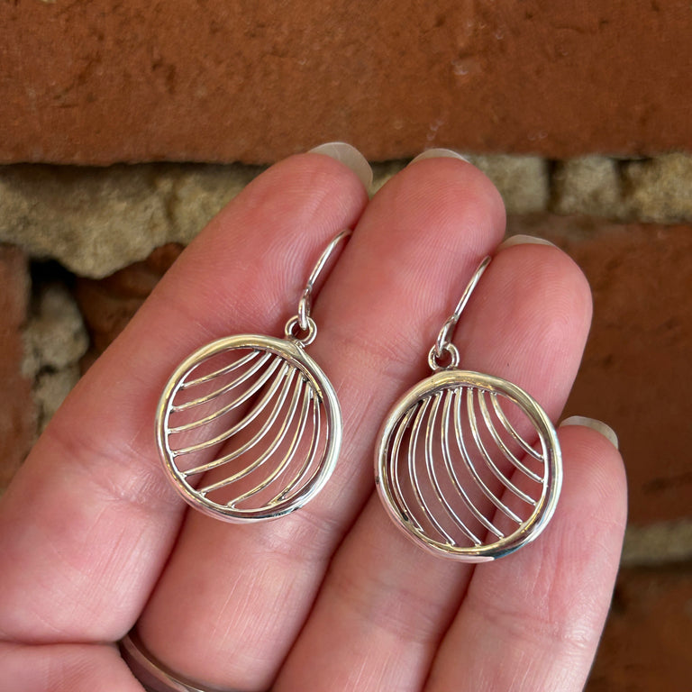 Circle Ripple Earrings