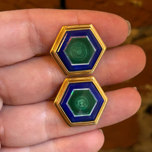 Intarsia Cufflinks
