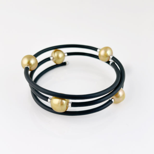 Golden South Sea Pearl Wrap Bracelet