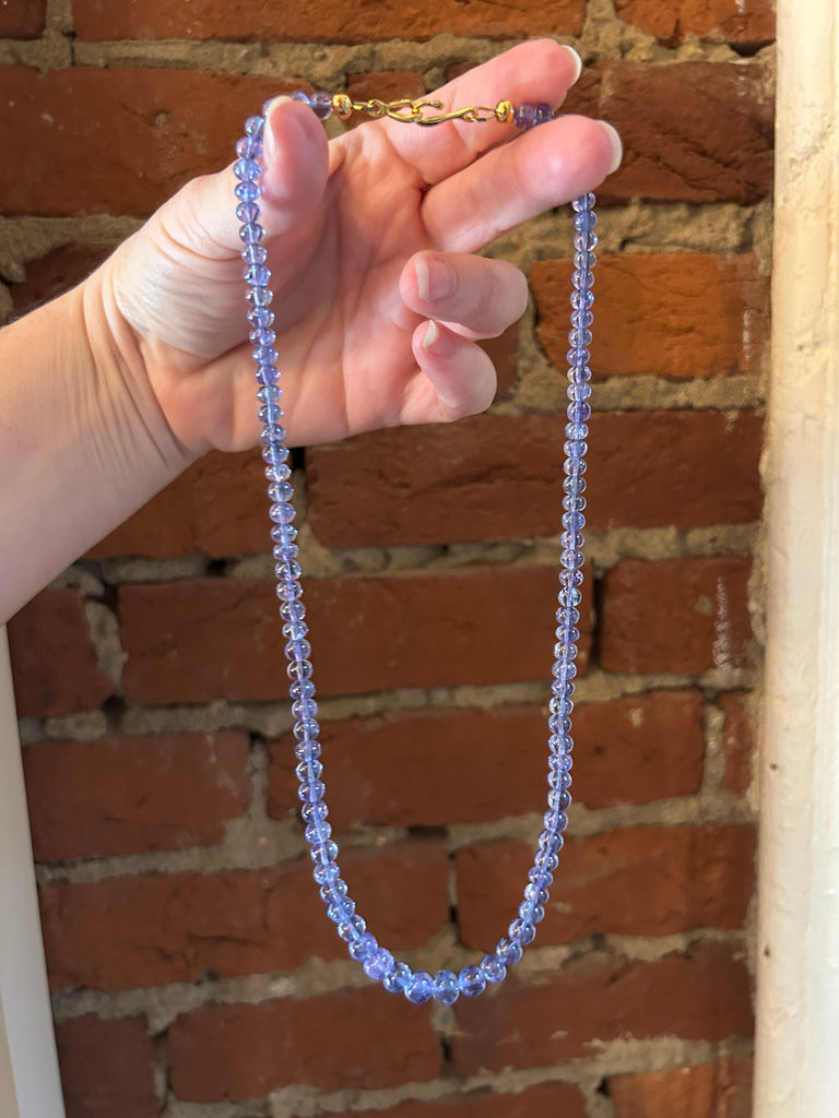 Tanzanite Bead Necklace