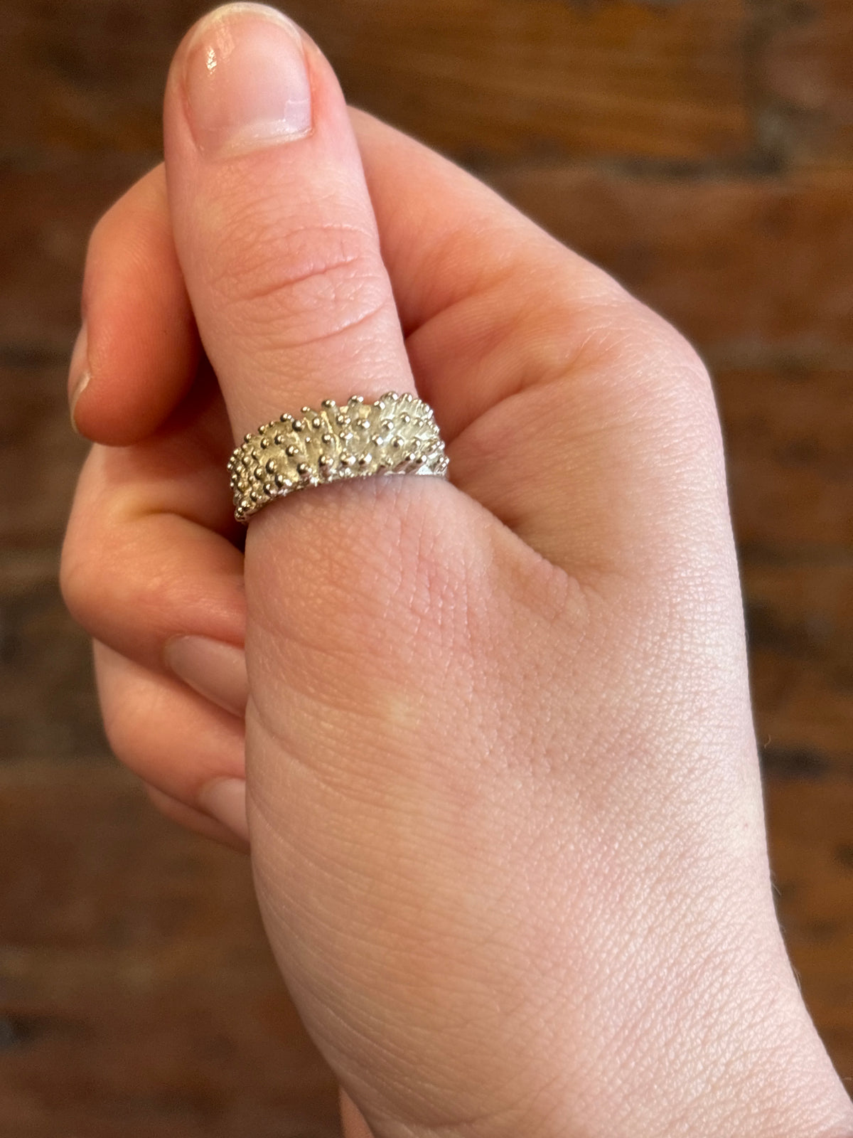 Silver “Coral” Ring