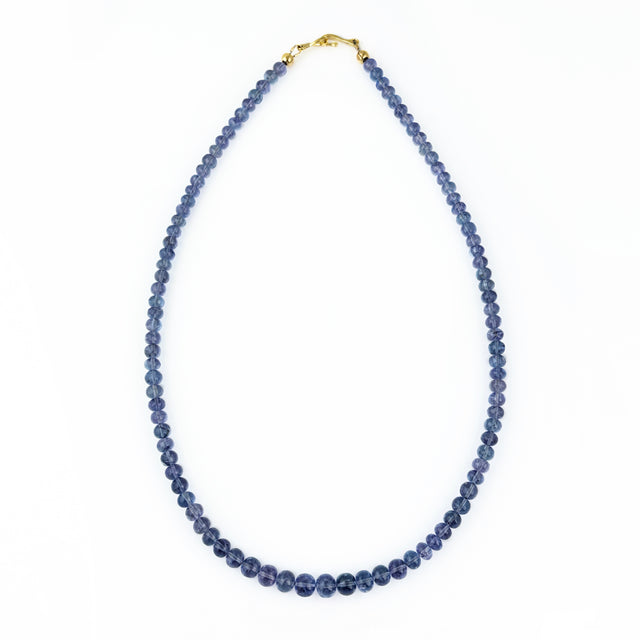 Tanzanite Bead Necklace