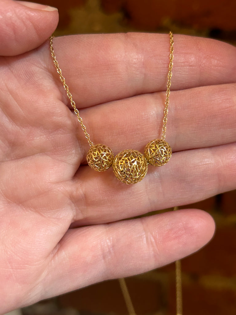 Three Bubbles Necklace