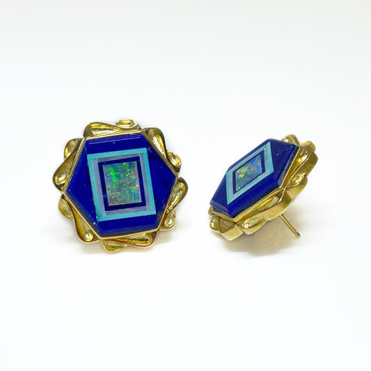 Intarsia Earrings