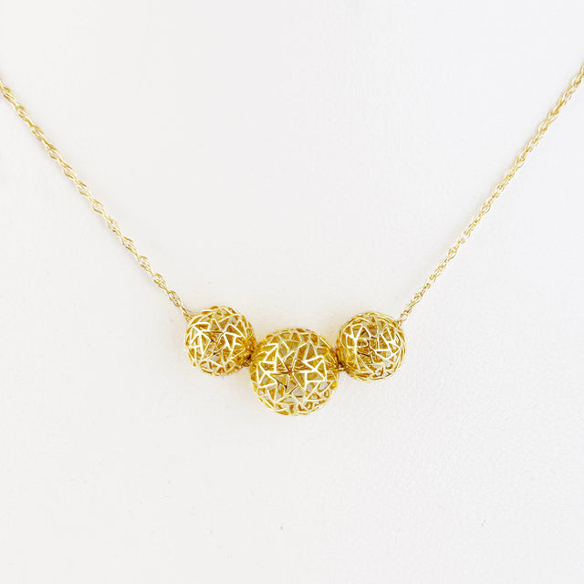 Three Bubbles Necklace