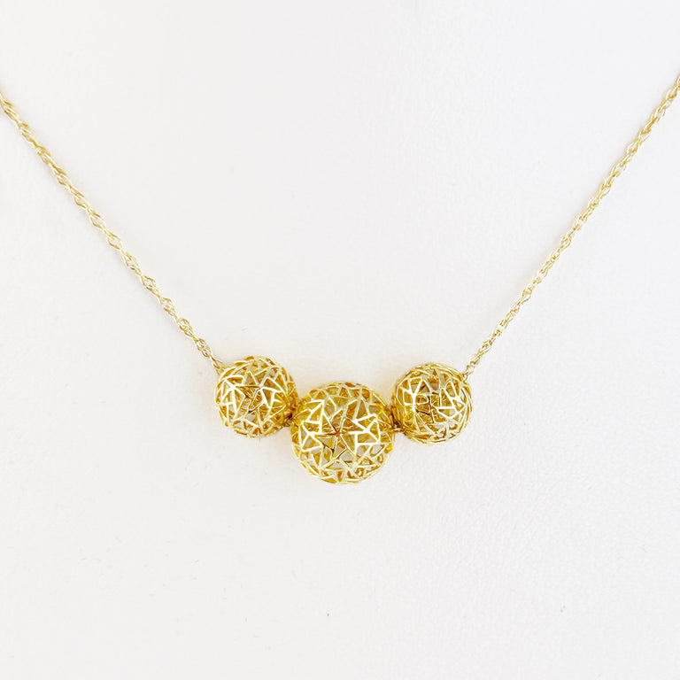 Three Bubbles Necklace
