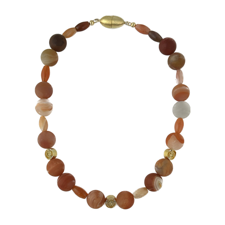 Carnelian Bead Necklace