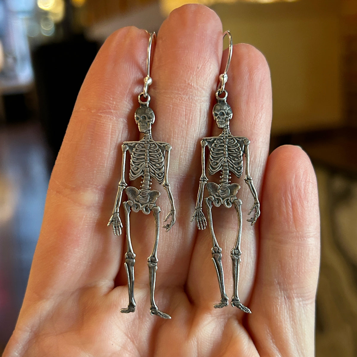 Skeleton Earrings
