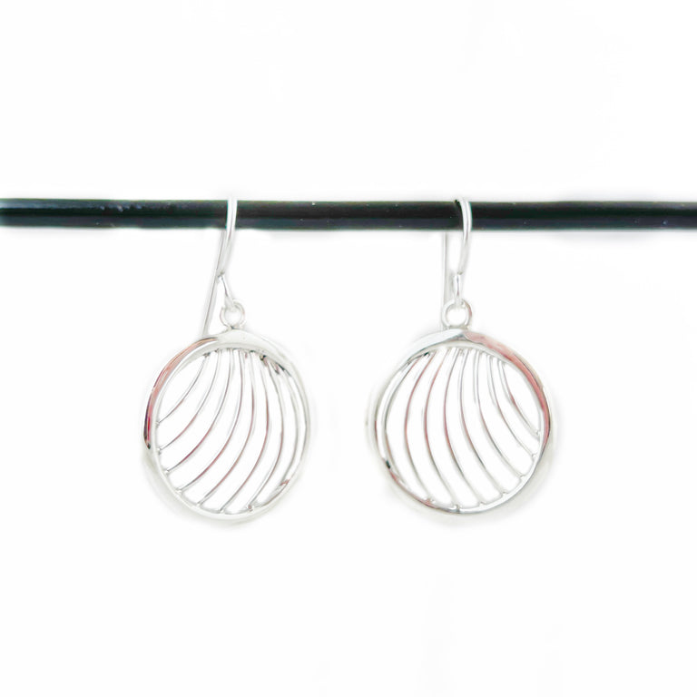 Circle Ripple Earrings