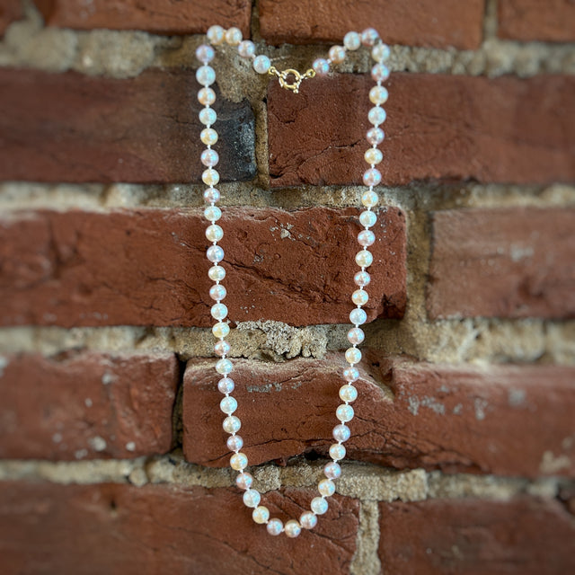 Multicolor Pearl Strand Necklace