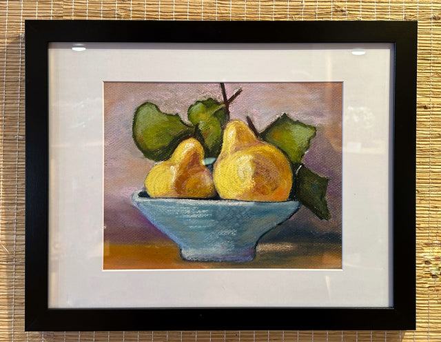 B Wooldridge "Blue Bowl with Pears"