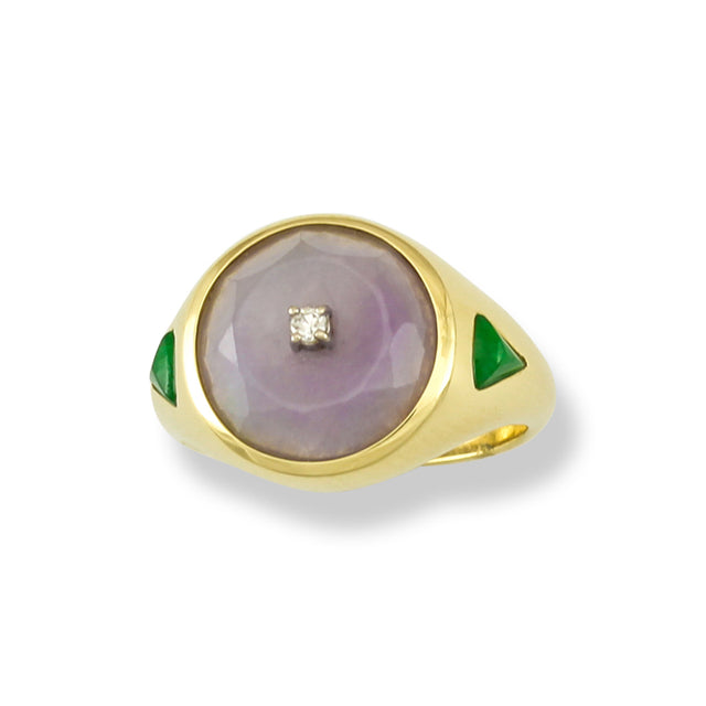 Lavender Jade Ring