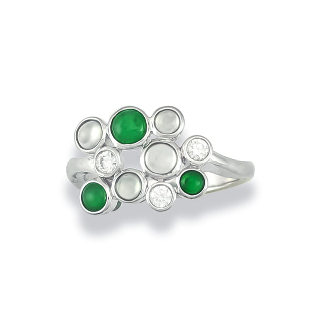 Jade Bubble Ring