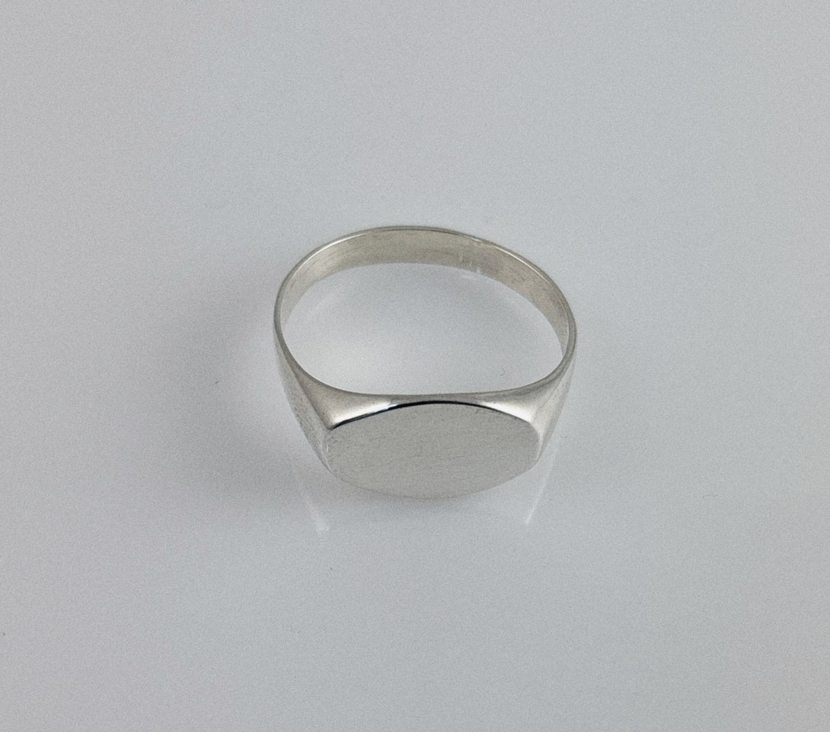 East-West Oval Signet Ring