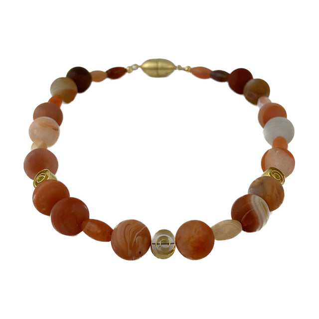 Carnelian Bead Necklace