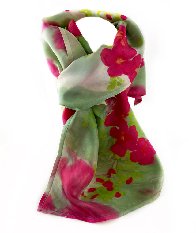 Climbing Roses Silk Scarf