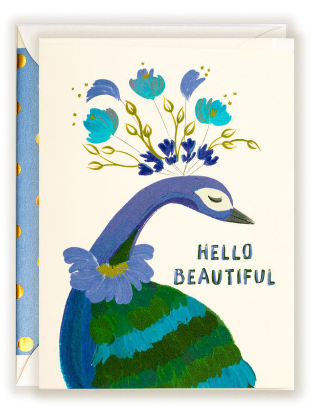 Hello Beautiful - Greeting Card