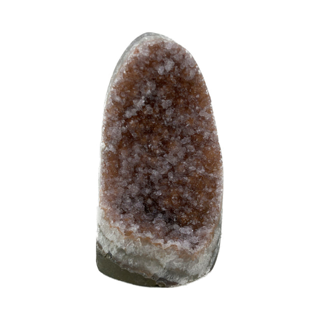 Dusky Rose Drusy Quartz Geode