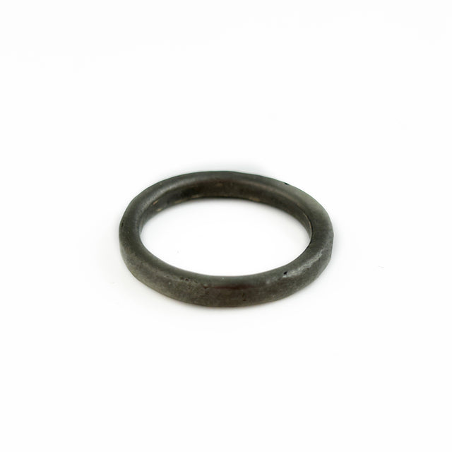 Hammered Oxidized Sterling Silver Ring