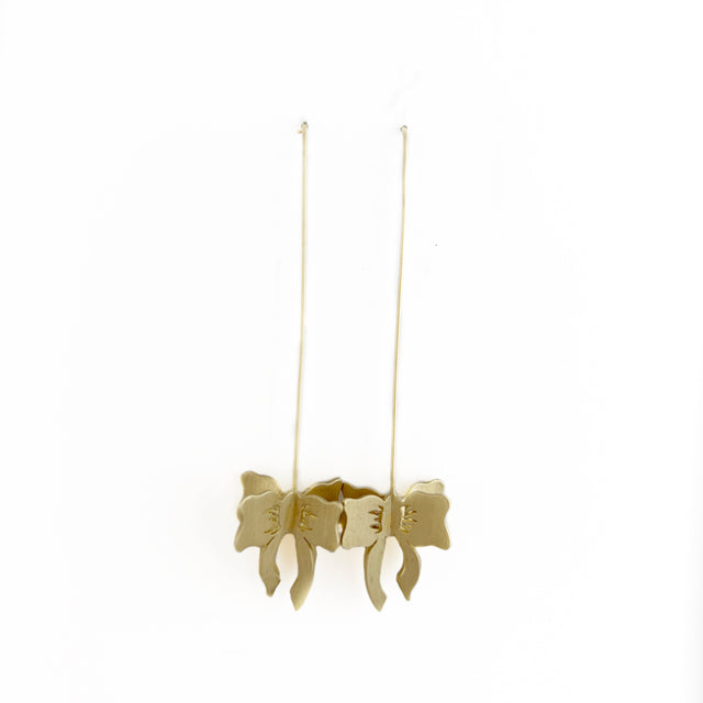 Bow Drop Earrings