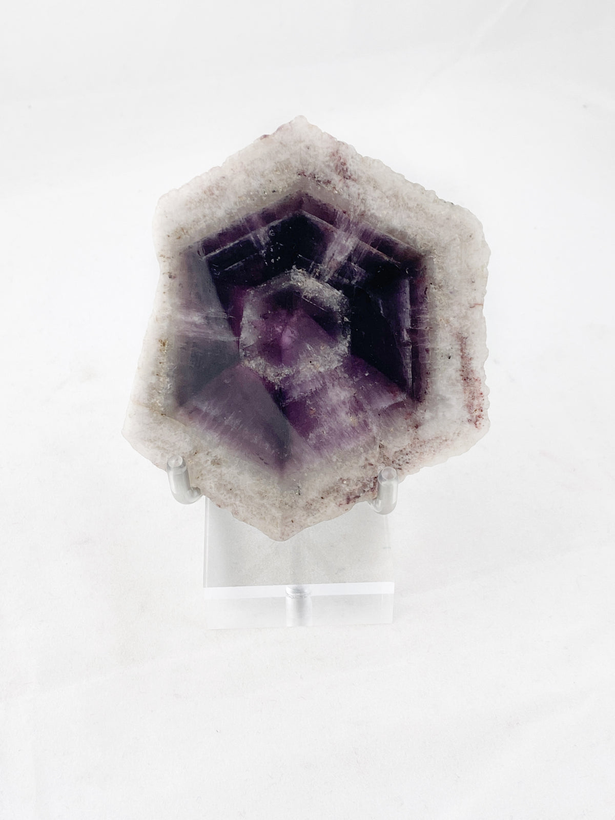 Amethyst Trapiche Slice