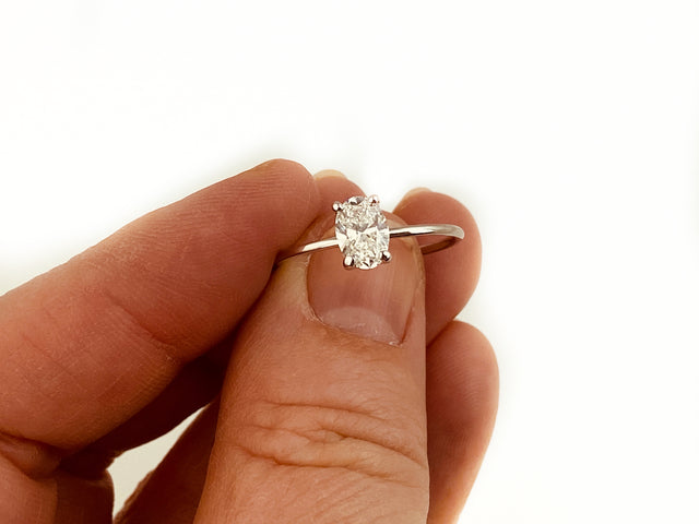 Oval Diamond Ring