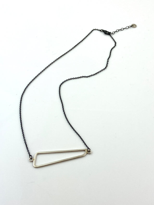 Oxidized Silver Necklace