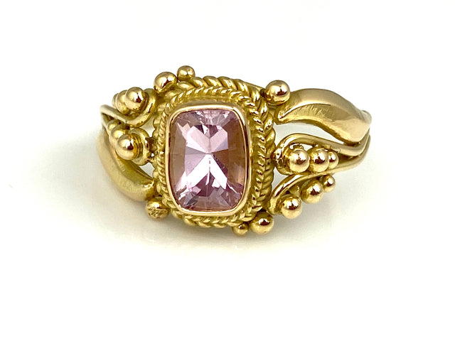Himalayan Pink Sapphire Ring