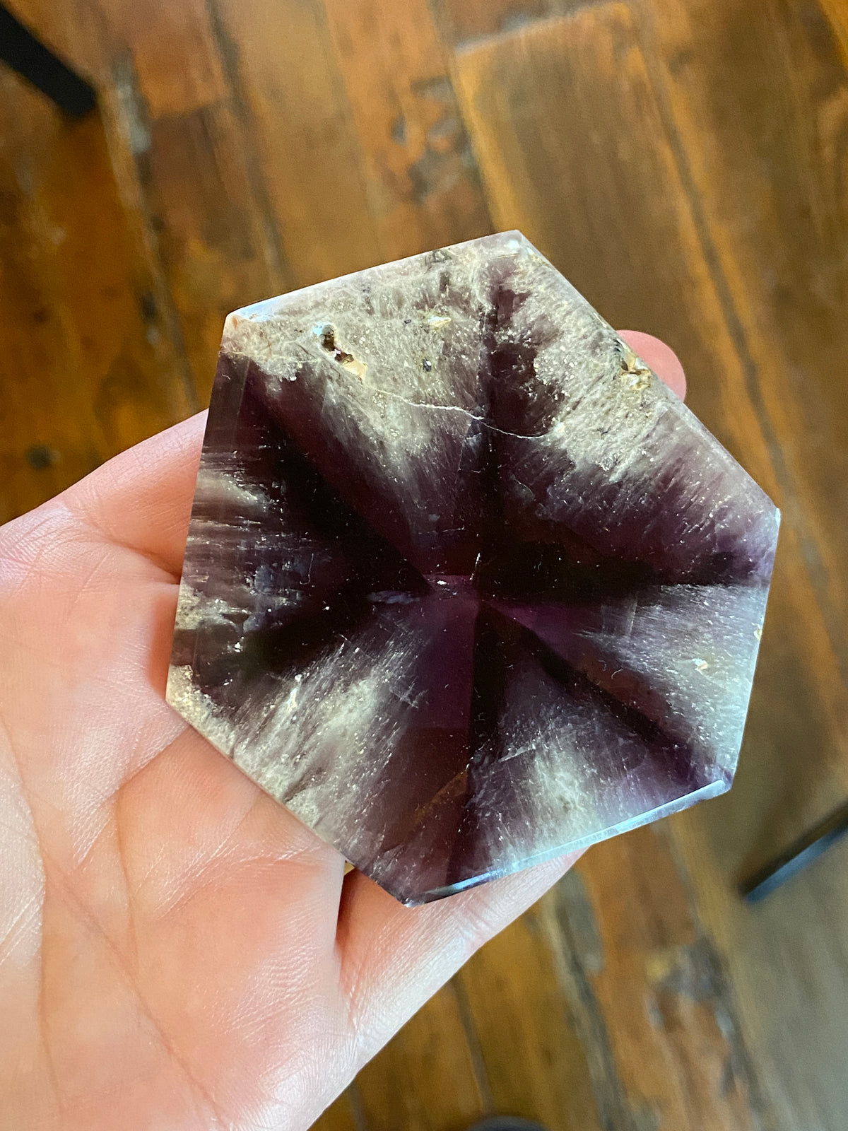 Amethyst Trapiche Slice