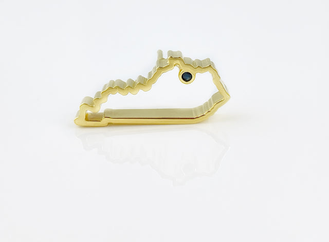 Gold Plated Kentucky Lapel Pin