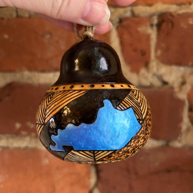 Gourd Kentucky Holiday Ornament