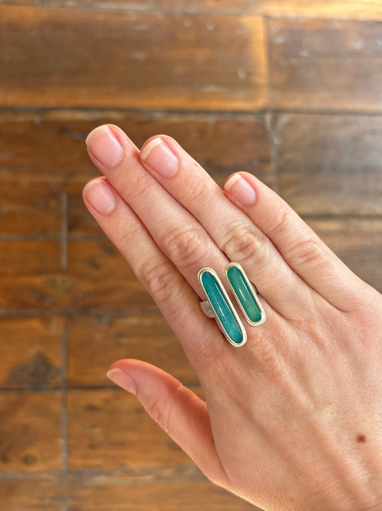 Teal Azurean Dreams RIng