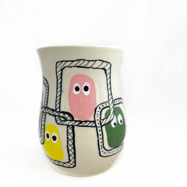 "Beans in Frames" Vase