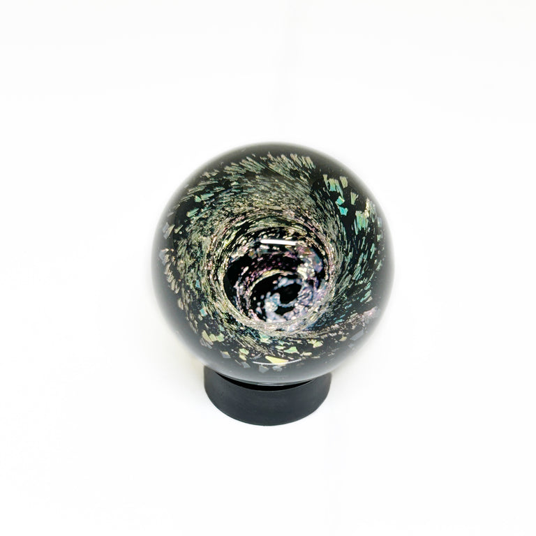 Dichroic Vortex 1" Glass Sphere
