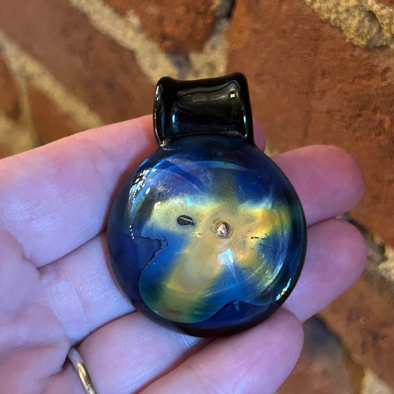 Flare Sea Star Comet Pendant Necklace