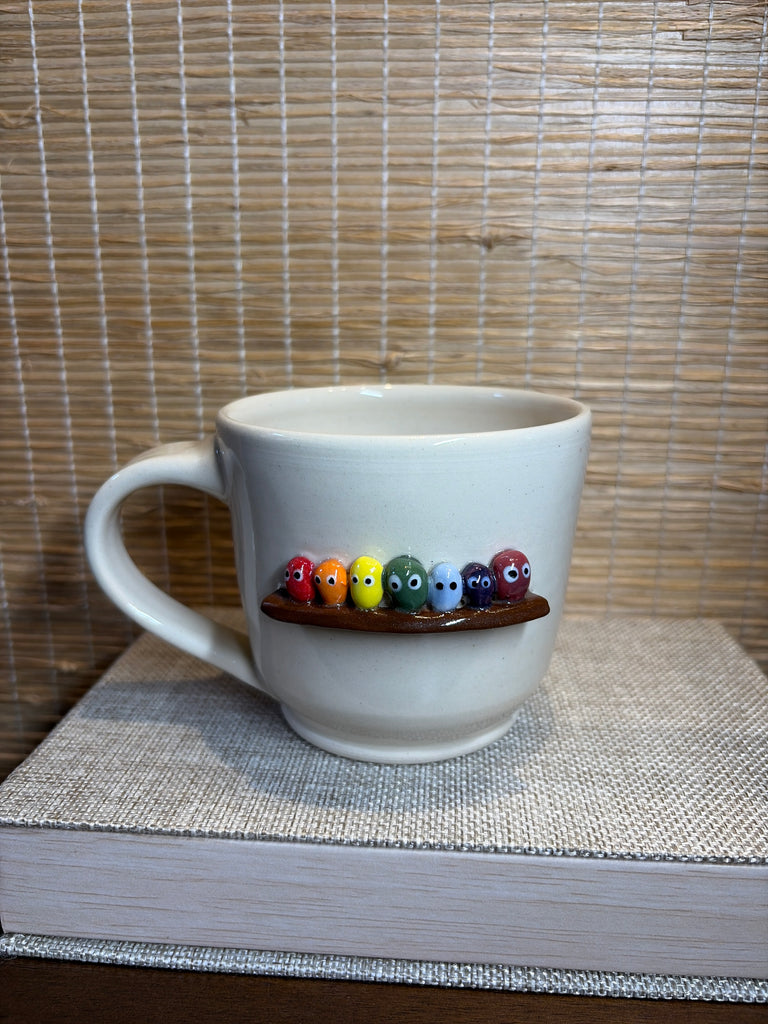 "Rainbow Bean Shelf" Mug I