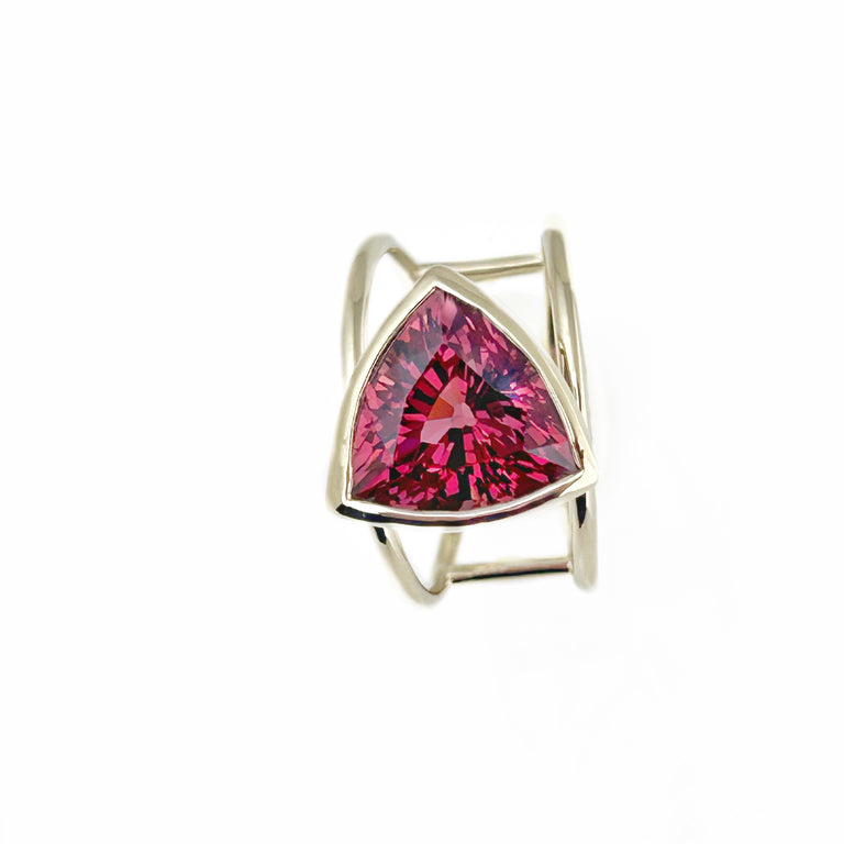 Rhodolite Garnet Ring