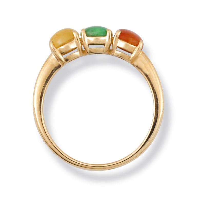 Multi-Color Jade RIng