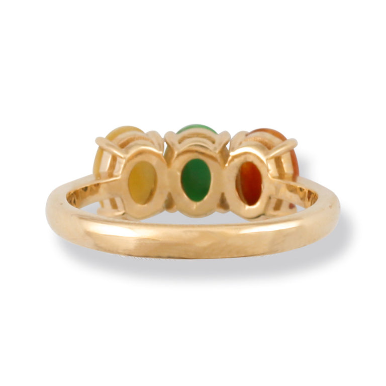 Multi-Color Jade RIng