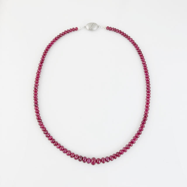 Ruby Bead Necklace