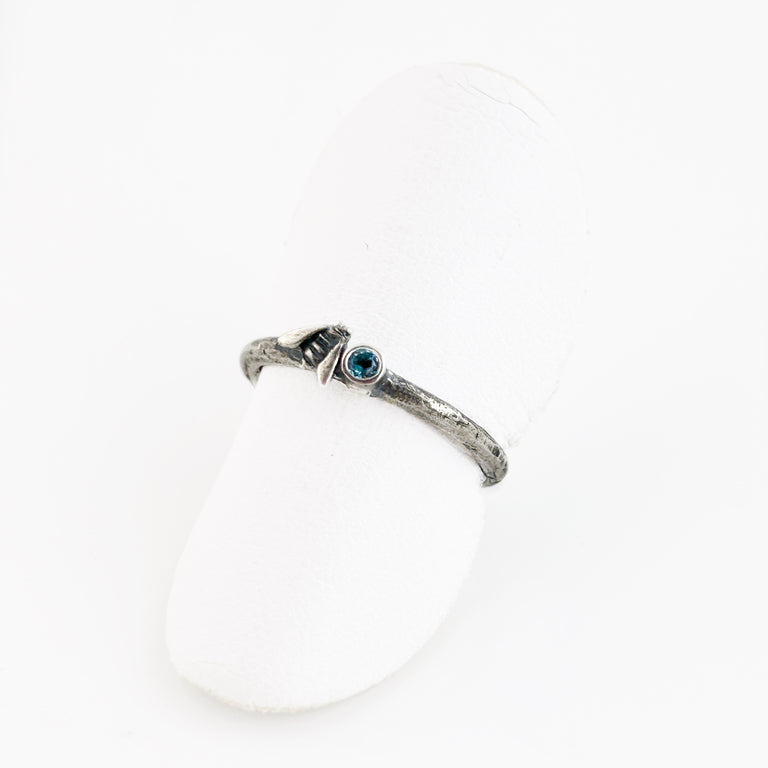 Oxidized Sterling Silver Stacking Rings