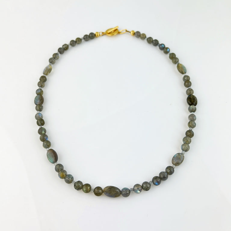 Labradorite Bead Necklace