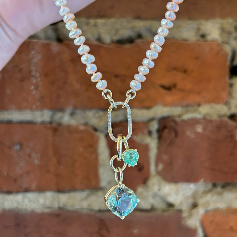 Celestial Cut Aquamarine Pendant