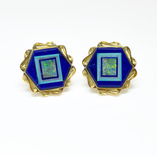 Intarsia Earrings