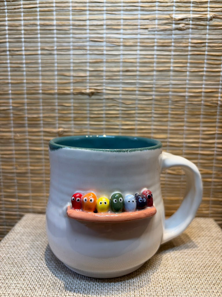 "Rainbow Bean Shelf" Mug lll