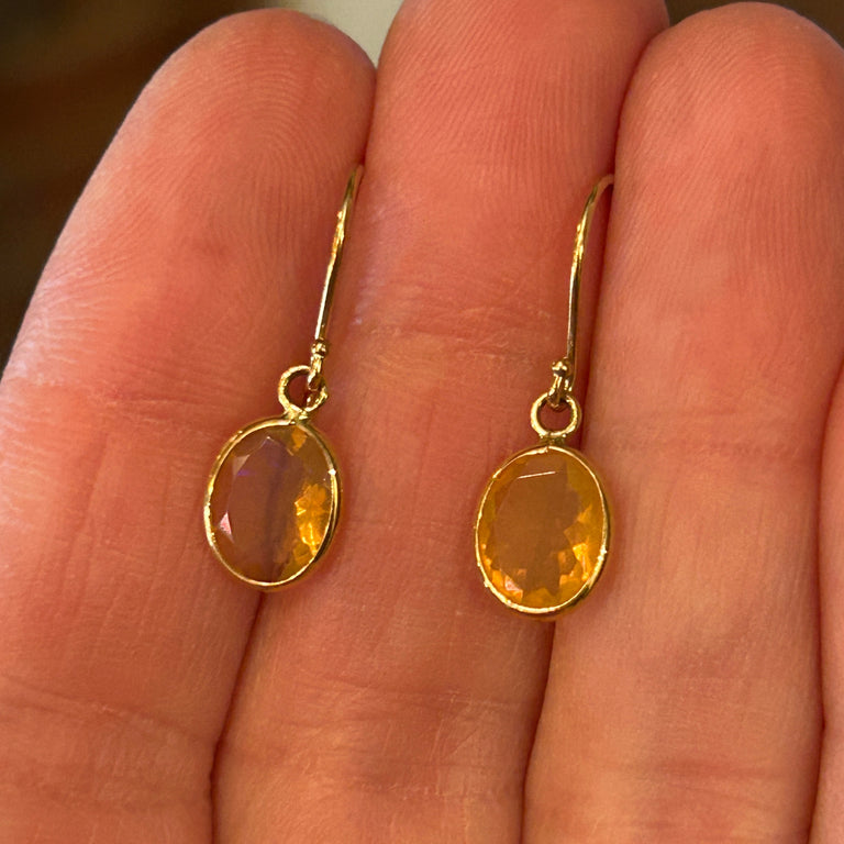 Ethiopian Opal Earrings